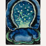 Abstraction 1917 Print, Georgia O'Keeffe Watercolor Art