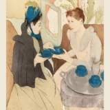 Mary Cassatt Afternoon Tea Party 1891 Impressionist Art Print
