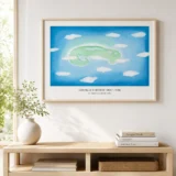 An Island Print, Georgia O'Keeffe Cloud Landscape Art