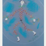 Jean Cocteau Arlequin 1958, Modernist Harlequin Fine Art Print
