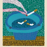 Yayoi Kusama Tokyo 2018 Ashtray 1990 Exhibition Art Print