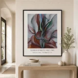 Autumn Trees Print, O'Keeffe Maple Modern Nature Wall Art Print