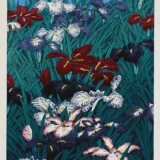 Ayame Iris, 1929 by Kawase Hasui Japanese Woodblock Art Print