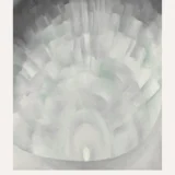 Ballet Skirt Print, O'Keeffe Electric Light Abstract Wall Art Print