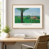 Beautiful Captive Print, Magritte Landscape Wall Art Print
