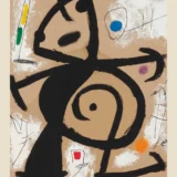 Joan Miro Bird Woman 1978 Catalan Surrealist Exhibition Art Print