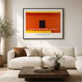 Black Door Print, Georgia O'Keeffe Red Adobe Wall Art Study