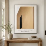 Black Patio Door Print, Georgia O'Keeffe Adobe Wall Art Print