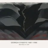 Black Place III Print, Georgia O'Keeffe Dark Desert Art