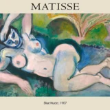 Matisse Blue Nude 1907 Exhibition Poster, Modern Art Print