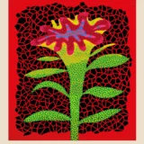 Yayoi Kusama Cockscomb 1989 Tokyo Museum Exhibition Art Print