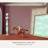 Childhood of Icarus Print, Magritte Horse Surrealist Art