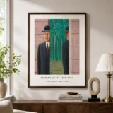 Common Place Print, Bowler Hat Forest Surreal Wall Art Print