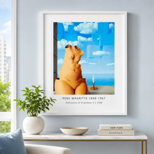 Delusions of Grandeur Print, Segmented Figure Wall Art Print