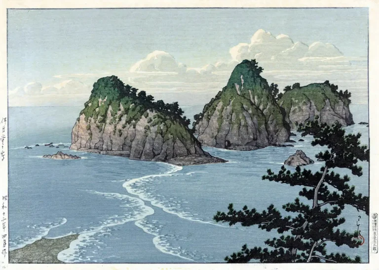 Dogashima Island Izu District — sunlight bathes the jagged cliffs of Dogashima Island in Izu as gentle