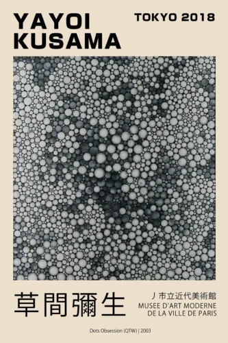 Yayoi Kusama Dots Obsession 2003 Tokyo Exhibition Art Print