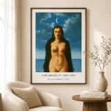 Dress of Galatea Print, Magritte Surreal Seascape Wall Art Print