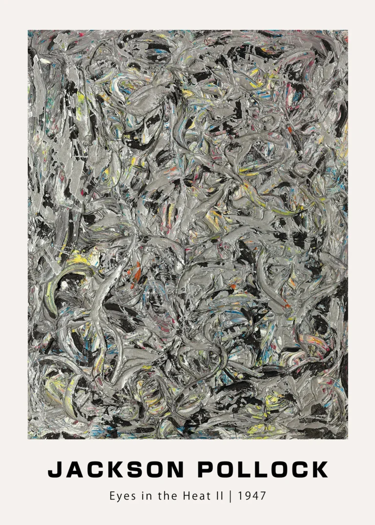 Eyes Heat Ii — thick, impasto-style abstract composition by Jackson Pollock featuring