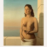 René Magritte Freedom of Mind Print, Twilight Figure Art