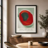 Alligator Pear Print, Georgia O'Keeffe Still Life Wall Art Print