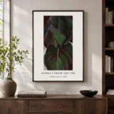 Canna Leaves Print, Georgia O'Keeffe Botanical Wall Art Print