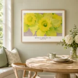 Jonquils Print, Georgia O'Keeffe Yellow Flower Wall Art Print