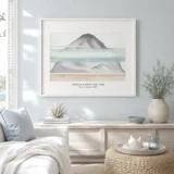 Misti A Memory Print, Georgia O'Keeffe Volcano Landscape