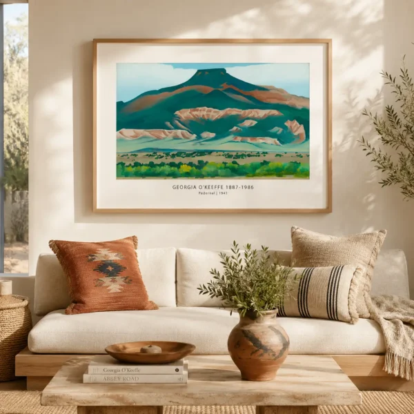 Pedernal Art Print, Georgia O'Keeffe New Mexico Landscape