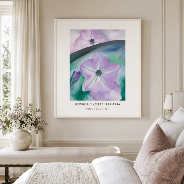 Petunia No. 2 Print, Georgia O'Keeffe Floral art