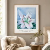 Pink Spotted Lily Print, Georgia O'Keeffe Flower Art