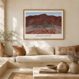 Purple Hills Print, Georgia O'Keeffe Ghost Ranch Wall Art Print