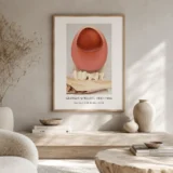 Red and Pink Rocks Print, Georgia O'Keeffe Abstract Art