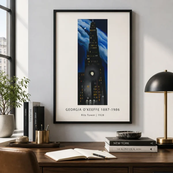 Ritz Tower Print, Georgia O'Keeffe New York City Wall Art Print