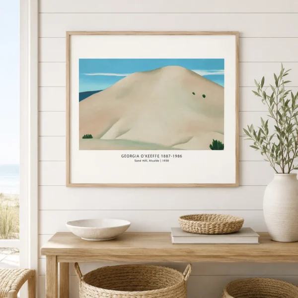 Sand Hill Alcalde Print, New Mexico Landscape Wall Art Print