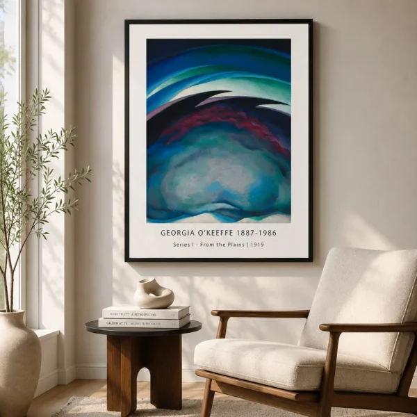 From the Plains Print, O'Keeffe Early Abstract Wall Art Print