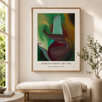 Skunk Cabbage – 1922 Georgia O'Keeffe Modernist fine art print by MerchFuse