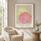 Hibiscus, Georgia O'Keeffe Floral Wall Art Print
