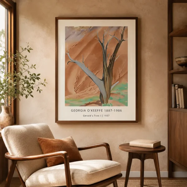 Gerald’s Tree Print, O'Keeffe Ghost Ranch Landscape Art