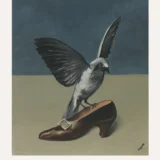 René Magritte Bird Print, God Is Not a Saint Wall Art Print