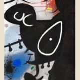 Joan Miro Head Bird Star 1976 Abstract Exhibition Art Print
