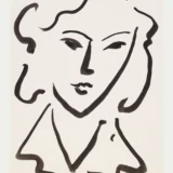 Henri Matisse Head of a Woman 1946 Modernist Sketch Art Print