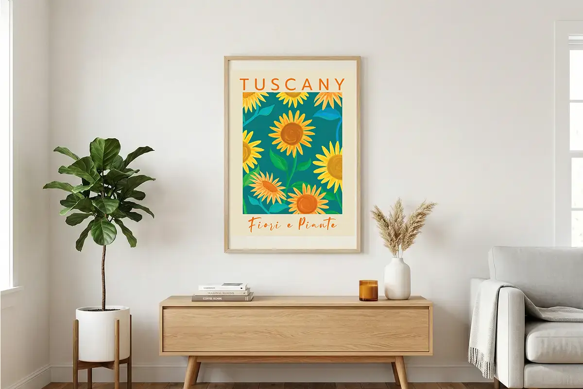 Poster Size Guide: Everything You Need To Know About Standard Poster Sizes 24X36 Inch Poster Displayed On Bedroom And Living Room Walls Demonstrating Ideal Wall Coverage And Visual Impact For Standard Poster Size
