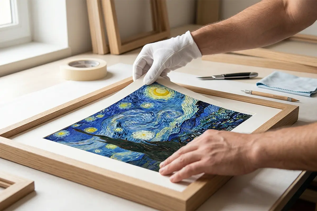 Poster Size Guide: Everything You Need To Know About Standard Poster Sizes Different Poster Framing And Mounting Options Side By Side Including Standard Wood Frame Foamcore Mount Canvas Wrap And Magnetic Poster Hangers