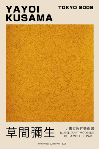Yayoi Kusama Infinity Nets 2008 Tokyo Exhibition Art Print