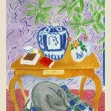 Henri Matisse Interior with Dog 1934 Exhibition Art Print