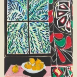 Henri Matisse Interior with Egyptian Curtain Fine Art Print