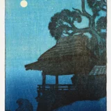 Ishiyama Temple Moonlight Kawase Hasui Japanese Woodblock Art Print