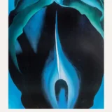 Jack-in-the-Pulpit Print, Georgia O'Keeffe Blue Floral Art
