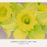 Jonquils Print, Georgia O'Keeffe Yellow Flower Wall Art Print