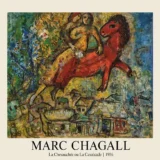 Marc Chagall, La Chevauchée (The Cavalcade) 1956 Art Print